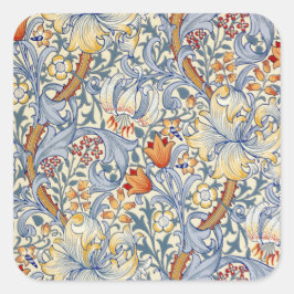 Adesivo Quadrado William Morris Gold Lily Victorian Wallpaper