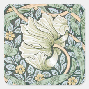 Adesivo Quadrado William Morris Pimpernel Floral Design