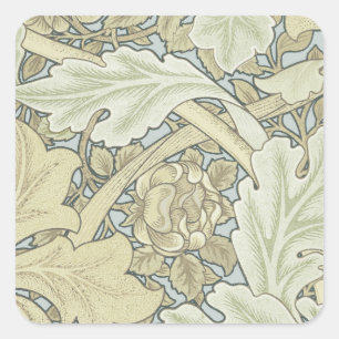 Adesivo Quadrado William Morris Rua James Acanthus Wallpaper
