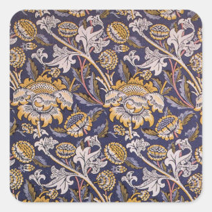 Adesivo Quadrado William Morris Wey Floral Wallpaper