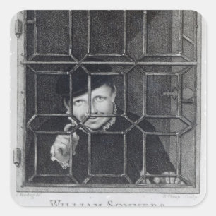 Adesivo Quadrado William Sommers, gravado por R. Braçadeira, 1794
