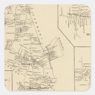 Adesivo Quadrado Wilmot, Merrimack County