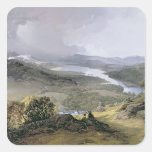Adesivo Quadrado Windermere: de Orrest Head