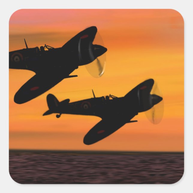 ADESIVO QUADRADO WINGMAN. (Frente)