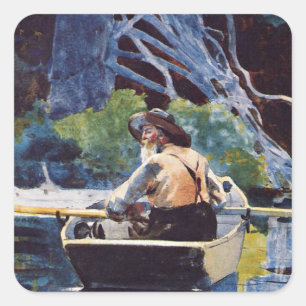 Adesivo Quadrado Winslow Homer - Guia Adirondack