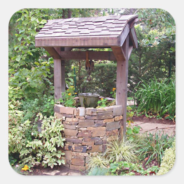 Adesivo Quadrado Wishing WelSticker (Frente)