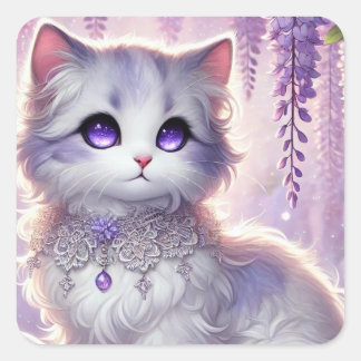 Adesivo Quadrado Wisteria Princess Close