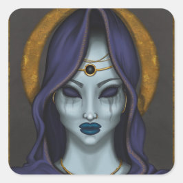 Adesivo Quadrado witch