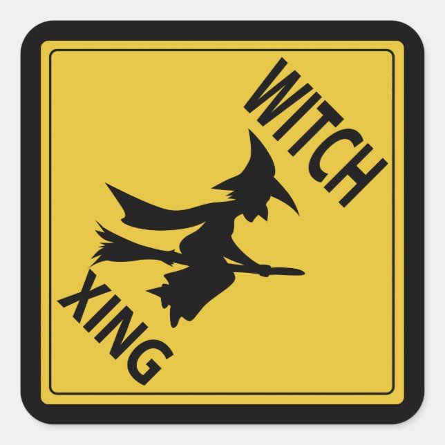 Adesivo Quadrado Witch Xing (Frente)