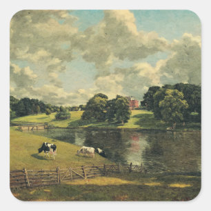 Adesivo Quadrado Wivenhoe Park por John Constable