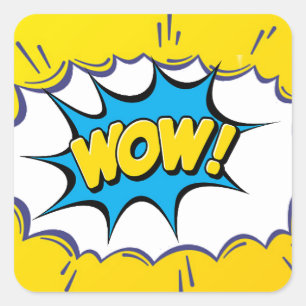 Adesivo Quadrado Wo School Sticker