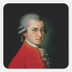 Adesivo Quadrado Wolfgang Amadeus Mozart, 1818
