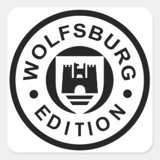 Adesivo Quadrado Wolfsburg Edition (preto)