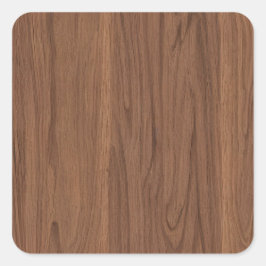Adesivo Quadrado Wood Walnut