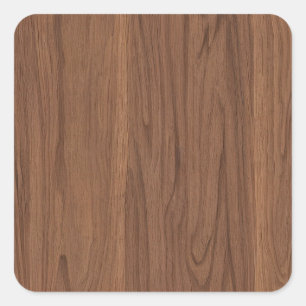 Adesivo Quadrado Wood Walnut