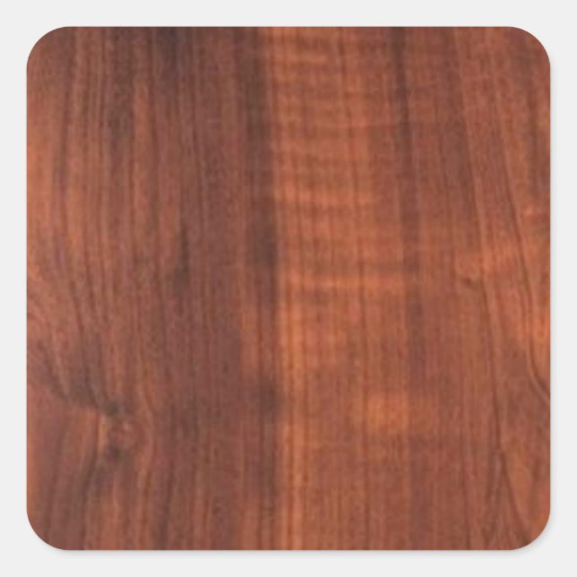 Adesivo Quadrado Wood WALNUT COMPRAR Blanc Blanche + TEXTO (Frente)
