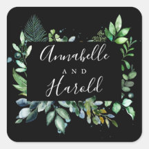 Woodland Greenery Elegant Wedding