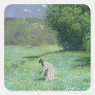 Adesivo Quadrado Woodland Meadow, 1876