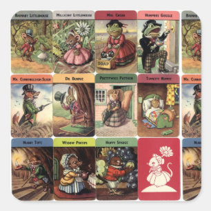 Adesivo Quadrado "Woodland Snap"