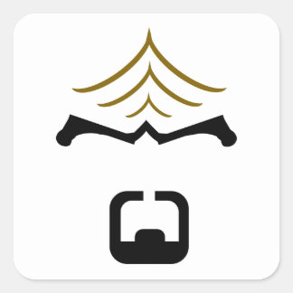 Adesivo Quadrado Worf Sticker