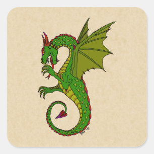 Adesivo Quadrado Wyvern