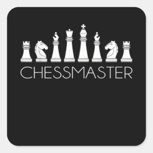 Adesivo Quadrado Xadrez - Chessmaster
