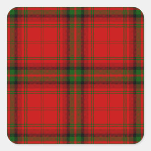 Adesivo Quadrado Xadrez verde-tartan MacDougall