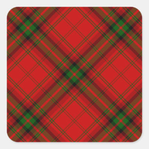 Adesivo Quadrado Xadrez verde-tartan MacDougall