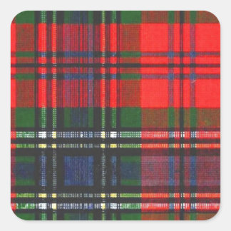 Adesivo Quadrado Xadrez Vermelha Clássica