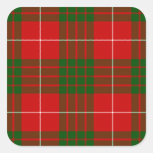 Adesivo Quadrado Xadrez vermelha tartan tartan