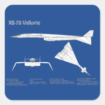XB-70 Valkyrie - Planos de avião Blueprint ABD