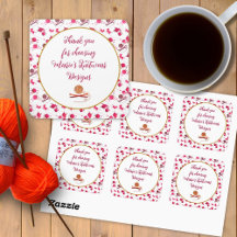 Yarn Venler Fiber Arts Obrigado Mensagem