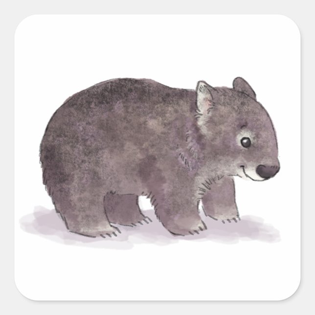 Adesivo Quadrado Yirky Stickers (Frente)