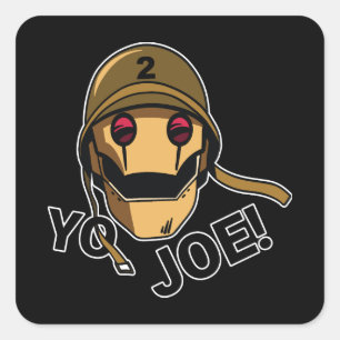 Adesivo Quadrado Yo Joe!