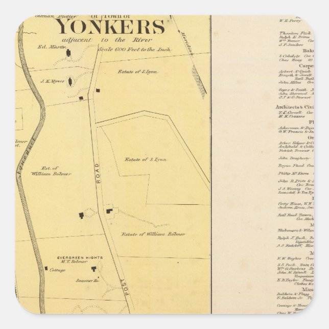 Adesivo Quadrado Yonkers N pt (Frente)