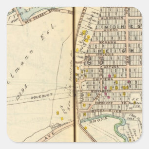 Adesivo Quadrado Yonkers, New York 13