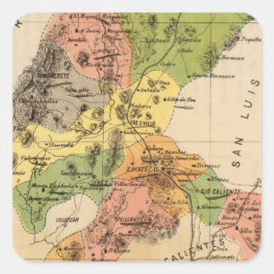 Adesivo Quadrado Zacatecas, México