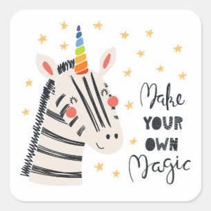 Adesivo Quadrado Zebri-milho da inspiração