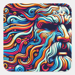 ADESIVO QUADRADO ZEUS