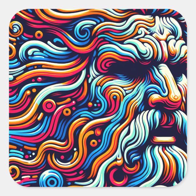 ADESIVO QUADRADO ZEUS (Frente)