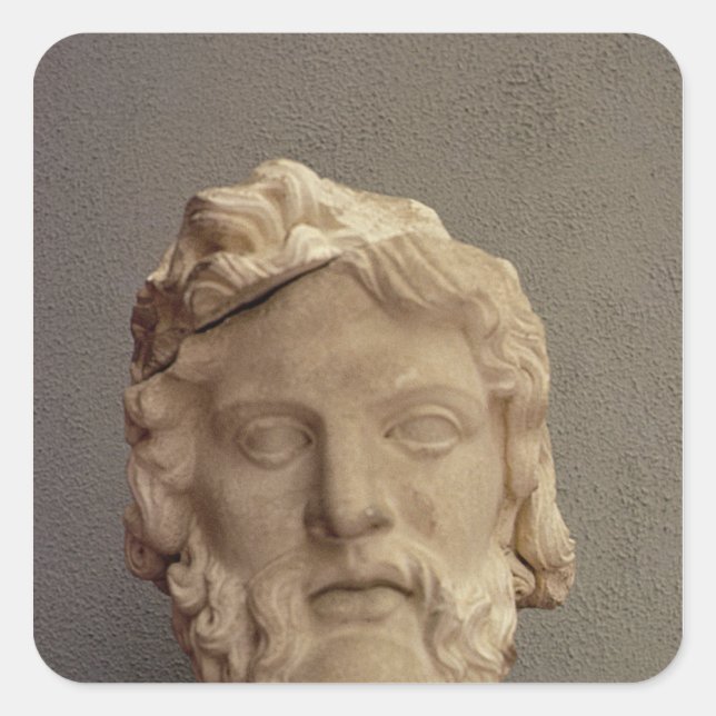 Adesivo Quadrado Zeus, 69-96 AD (Frente)