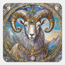 Adesivo Quadrado Zodíaco - Faz O Ram