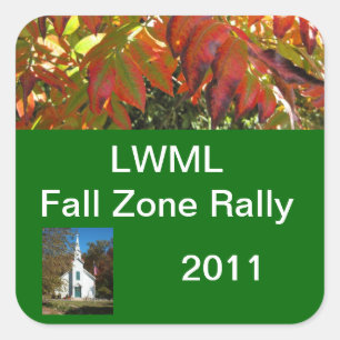 Adesivo Quadrado Zona LWML Exemplo de reação 3