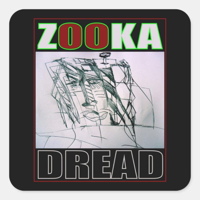ADESIVO QUADRADO ZOOKA DREAD (Frente)