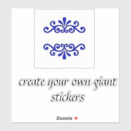 Adesivo quadrados de vinilo personalizados