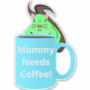 Adesivo Quadrinho Malvado #522 Café Cup