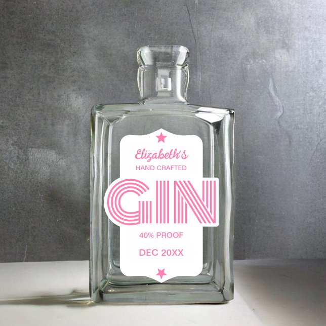 Adesivo Qualquer Gin Personalizado por Cor (Criador carregado)