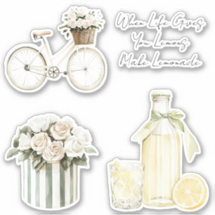 Adesivo Quando A Vida Te Dá Limões Fazem Limonada