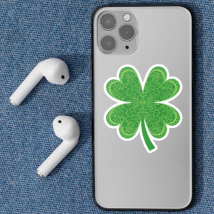Adesivo Quatro Folhas de Pé Lucky Saint Patrick's Day