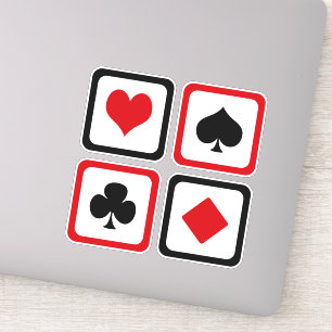 Adesivo Quatro ternos do cartão